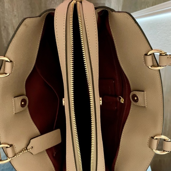 Coach Handbag Lily Carriall Cross Gray Shoulder Bag - Picture 9 of 10